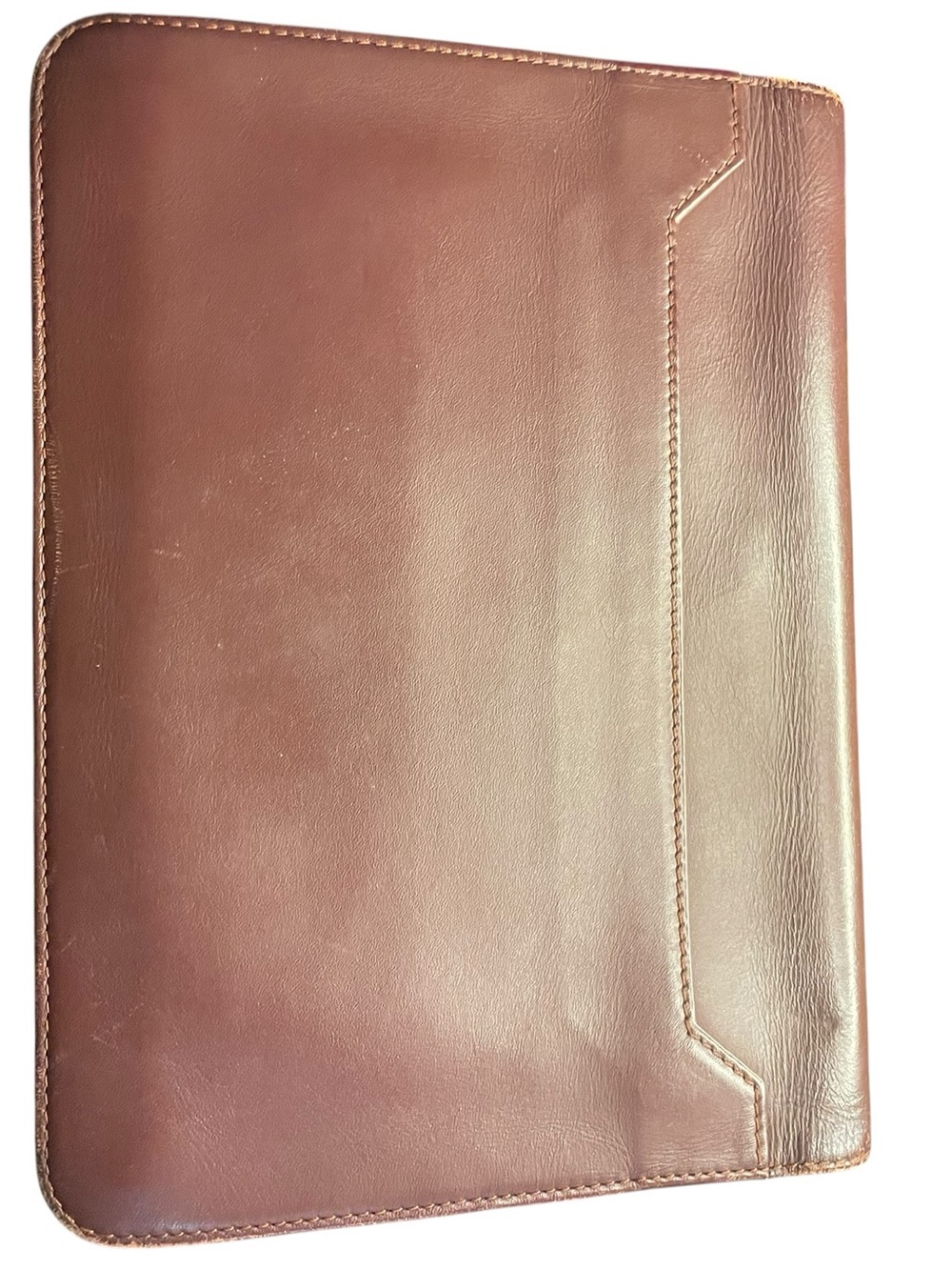 Vintage Must de Cartier Burgundy Leather Clutch Pouch with Authenticity Card - Picture 2 of 9